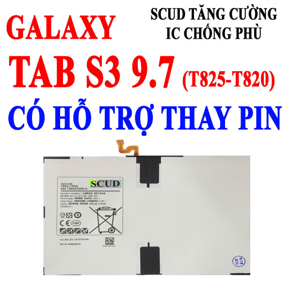 Pin Webphukien cho Samsung Galaxy Tab S3 9.7 T825 T825 EB-BT825ABE 6000mAh